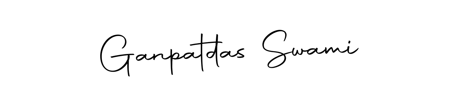 Also we have Ganpatdas Swami name is the best signature style. Create professional handwritten signature collection using Autography-DOLnW autograph style. Ganpatdas Swami signature style 10 images and pictures png