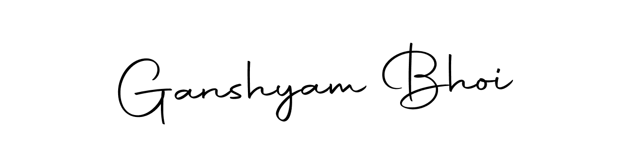 Use a signature maker to create a handwritten signature online. With this signature software, you can design (Autography-DOLnW) your own signature for name Ganshyam Bhoi. Ganshyam Bhoi signature style 10 images and pictures png