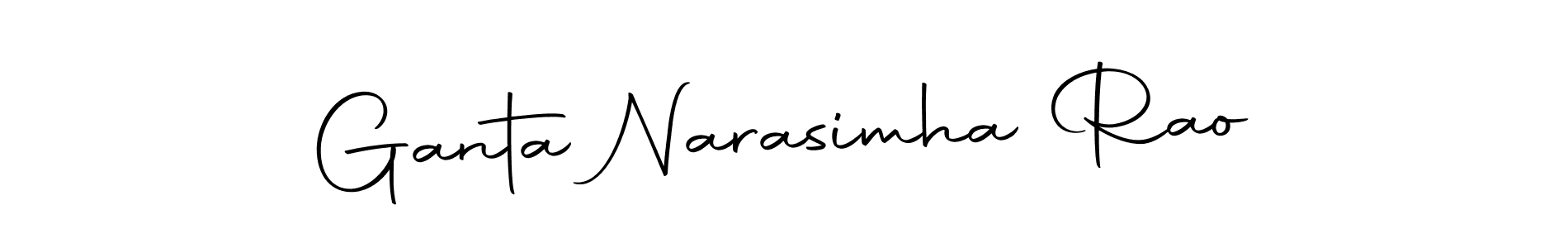 Design your own signature with our free online signature maker. With this signature software, you can create a handwritten (Autography-DOLnW) signature for name Ganta Narasimha Rao. Ganta Narasimha Rao signature style 10 images and pictures png