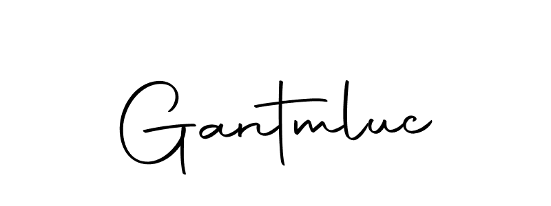Create a beautiful signature design for name Gantmluc. With this signature (Autography-DOLnW) fonts, you can make a handwritten signature for free. Gantmluc signature style 10 images and pictures png