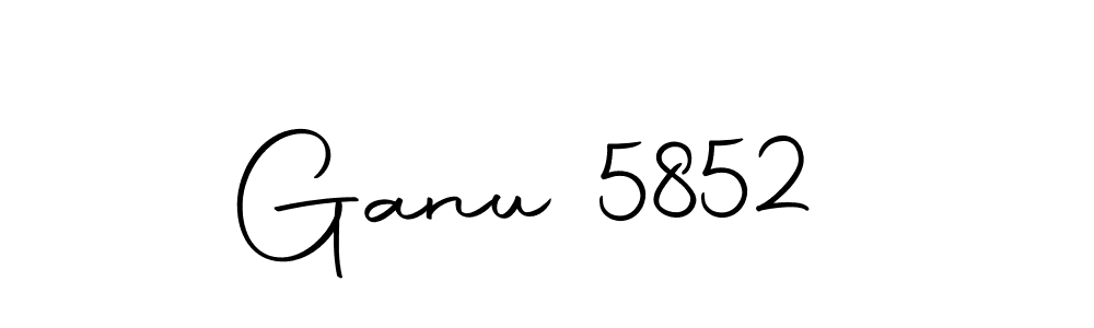 How to make Ganu 5852  signature? Autography-DOLnW is a professional autograph style. Create handwritten signature for Ganu 5852  name. Ganu 5852  signature style 10 images and pictures png