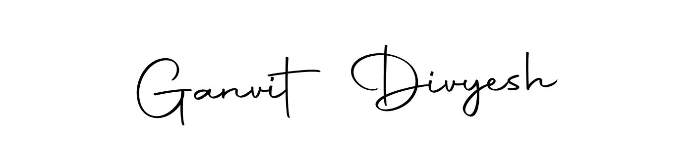 Use a signature maker to create a handwritten signature online. With this signature software, you can design (Autography-DOLnW) your own signature for name Ganvit Divyesh. Ganvit Divyesh signature style 10 images and pictures png