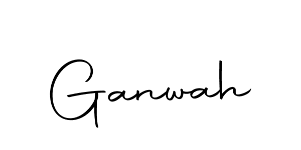 Design your own signature with our free online signature maker. With this signature software, you can create a handwritten (Autography-DOLnW) signature for name Ganwah. Ganwah signature style 10 images and pictures png