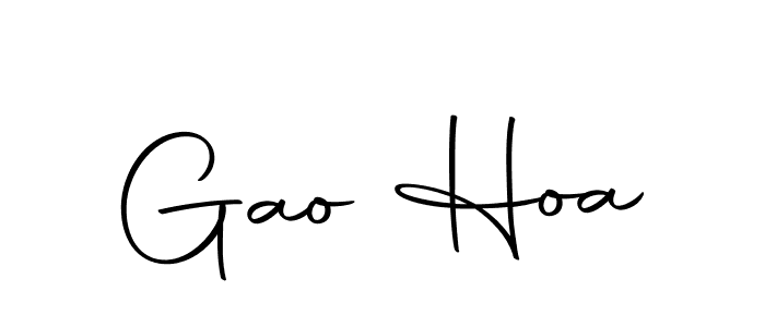 Make a beautiful signature design for name Gao Hoa. Use this online signature maker to create a handwritten signature for free. Gao Hoa signature style 10 images and pictures png