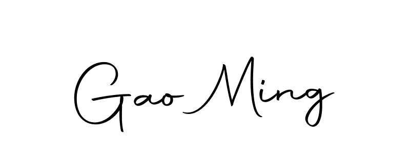 How to make Gao Ming signature? Autography-DOLnW is a professional autograph style. Create handwritten signature for Gao Ming name. Gao Ming signature style 10 images and pictures png