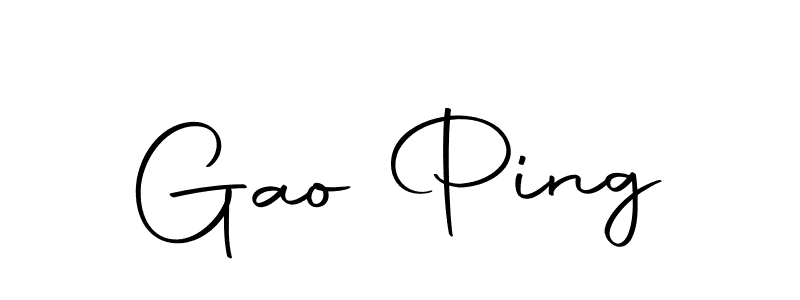 Also we have Gao Ping name is the best signature style. Create professional handwritten signature collection using Autography-DOLnW autograph style. Gao Ping signature style 10 images and pictures png