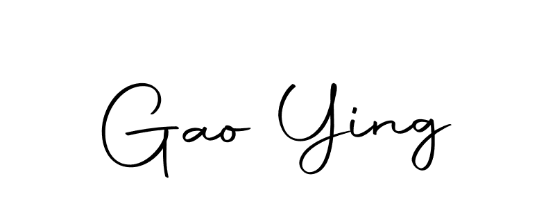 if you are searching for the best signature style for your name Gao Ying. so please give up your signature search. here we have designed multiple signature styles  using Autography-DOLnW. Gao Ying signature style 10 images and pictures png