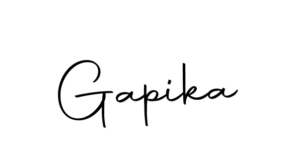 Make a short Gapika signature style. Manage your documents anywhere anytime using Autography-DOLnW. Create and add eSignatures, submit forms, share and send files easily. Gapika signature style 10 images and pictures png