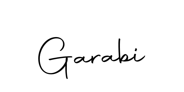 Make a beautiful signature design for name Garabi. With this signature (Autography-DOLnW) style, you can create a handwritten signature for free. Garabi signature style 10 images and pictures png