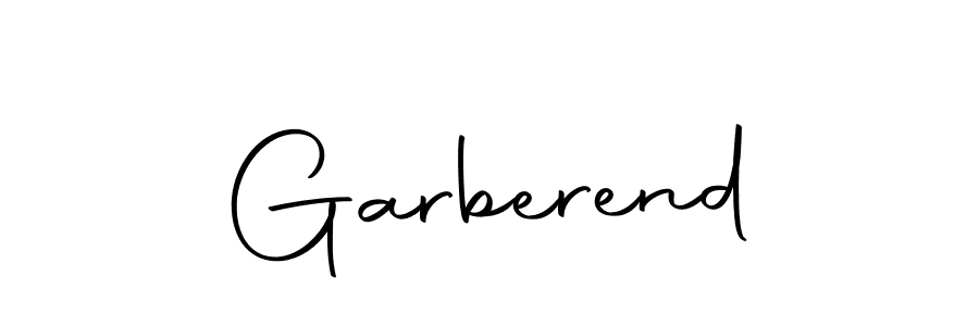 Garberend stylish signature style. Best Handwritten Sign (Autography-DOLnW) for my name. Handwritten Signature Collection Ideas for my name Garberend. Garberend signature style 10 images and pictures png