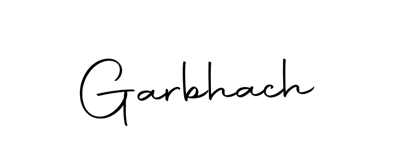 Design your own signature with our free online signature maker. With this signature software, you can create a handwritten (Autography-DOLnW) signature for name Garbhach. Garbhach signature style 10 images and pictures png