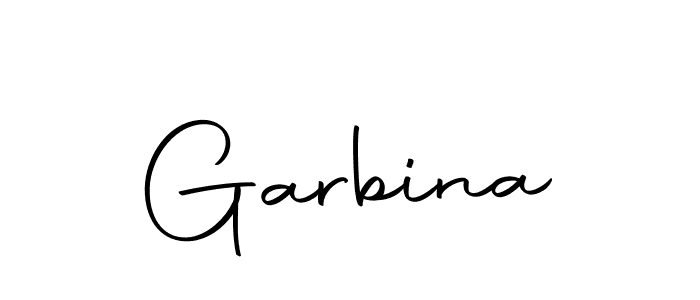 Make a beautiful signature design for name Garbina. Use this online signature maker to create a handwritten signature for free. Garbina signature style 10 images and pictures png
