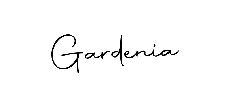 Design your own signature with our free online signature maker. With this signature software, you can create a handwritten (Autography-DOLnW) signature for name Gardenia. Gardenia signature style 10 images and pictures png