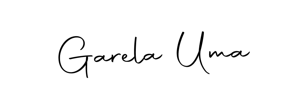 Make a beautiful signature design for name Garela Uma. With this signature (Autography-DOLnW) style, you can create a handwritten signature for free. Garela Uma signature style 10 images and pictures png