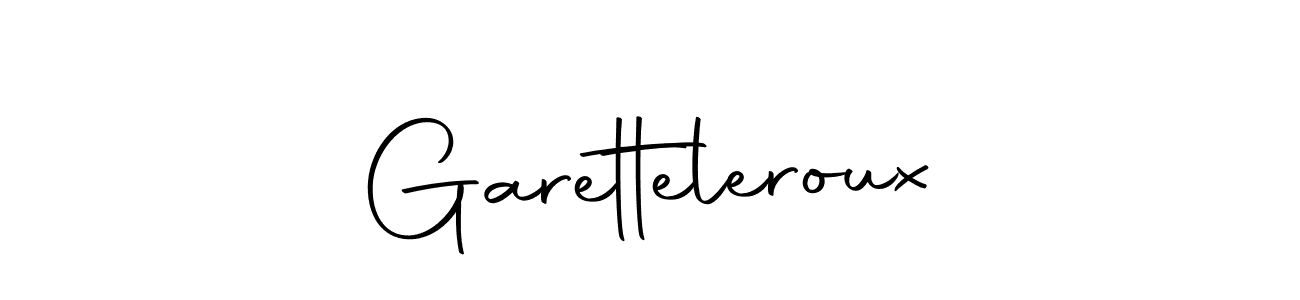 The best way (Autography-DOLnW) to make a short signature is to pick only two or three words in your name. The name Garetteleroux include a total of six letters. For converting this name. Garetteleroux signature style 10 images and pictures png