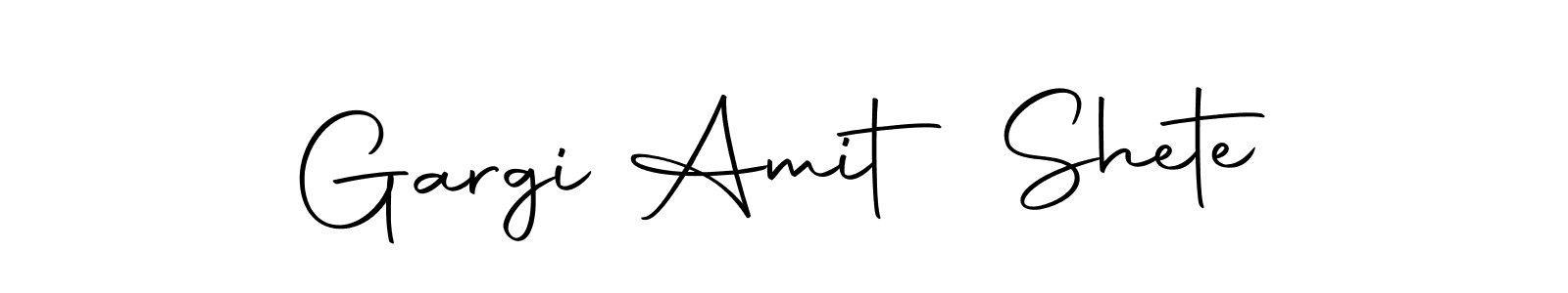 Make a beautiful signature design for name Gargi Amit Shete. With this signature (Autography-DOLnW) style, you can create a handwritten signature for free. Gargi Amit Shete signature style 10 images and pictures png