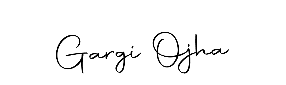 How to make Gargi Ojha signature? Autography-DOLnW is a professional autograph style. Create handwritten signature for Gargi Ojha name. Gargi Ojha signature style 10 images and pictures png