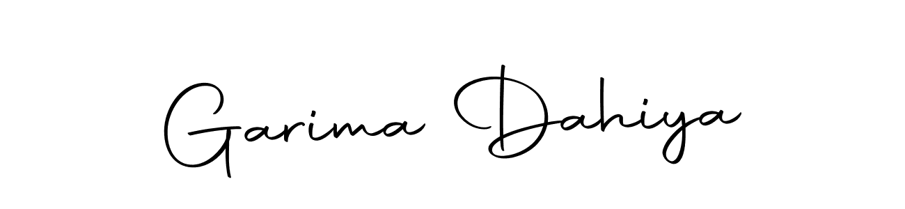 Design your own signature with our free online signature maker. With this signature software, you can create a handwritten (Autography-DOLnW) signature for name Garima Dahiya. Garima Dahiya signature style 10 images and pictures png