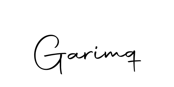 Use a signature maker to create a handwritten signature online. With this signature software, you can design (Autography-DOLnW) your own signature for name Garimq. Garimq signature style 10 images and pictures png