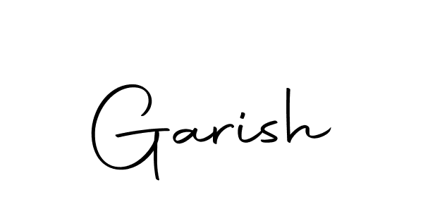 How to make Garish signature? Autography-DOLnW is a professional autograph style. Create handwritten signature for Garish name. Garish signature style 10 images and pictures png