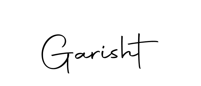 How to make Garisht signature? Autography-DOLnW is a professional autograph style. Create handwritten signature for Garisht name. Garisht signature style 10 images and pictures png