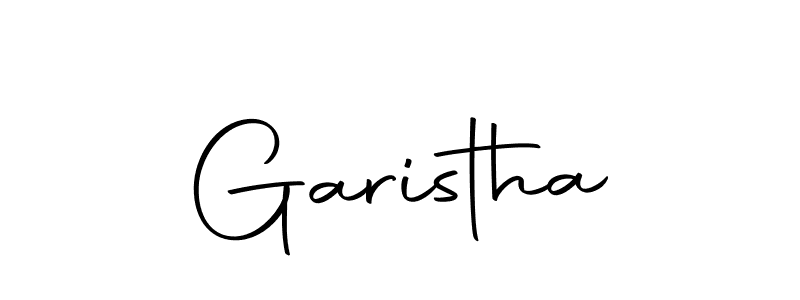 Similarly Autography-DOLnW is the best handwritten signature design. Signature creator online .You can use it as an online autograph creator for name Garistha. Garistha signature style 10 images and pictures png