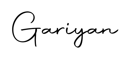 Make your name Gariyan memorable on every contract using Autography-DOLnW autograph style. Instant transparent background export available. Gariyan signature style 10 images and pictures png