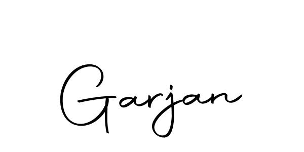 Design your own signature with our free online signature maker. With this signature software, you can create a handwritten (Autography-DOLnW) signature for name Garjan. Garjan signature style 10 images and pictures png