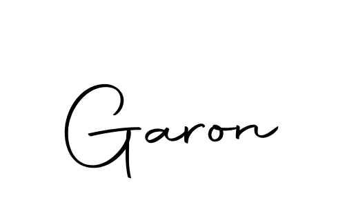 Garon stylish signature style. Best Handwritten Sign (Autography-DOLnW) for my name. Handwritten Signature Collection Ideas for my name Garon. Garon signature style 10 images and pictures png