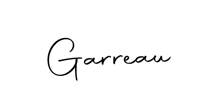 Use a signature maker to create a handwritten signature online. With this signature software, you can design (Autography-DOLnW) your own signature for name Garreau. Garreau signature style 10 images and pictures png