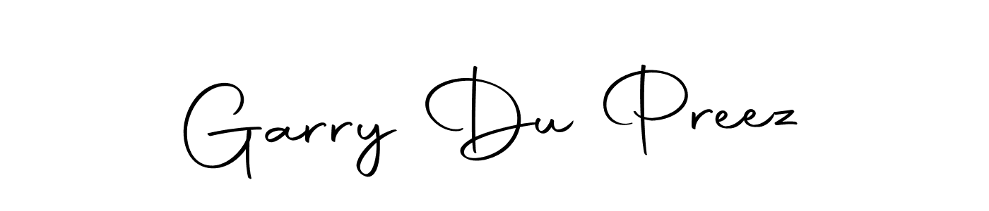 Use a signature maker to create a handwritten signature online. With this signature software, you can design (Autography-DOLnW) your own signature for name Garry Du Preez. Garry Du Preez signature style 10 images and pictures png