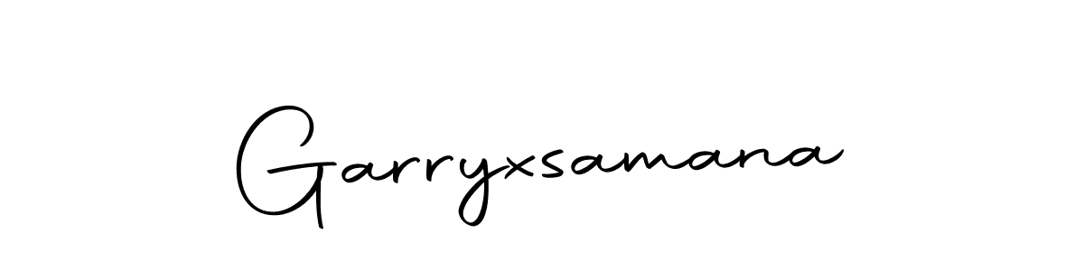 Make a short Garryxsamana signature style. Manage your documents anywhere anytime using Autography-DOLnW. Create and add eSignatures, submit forms, share and send files easily. Garryxsamana signature style 10 images and pictures png