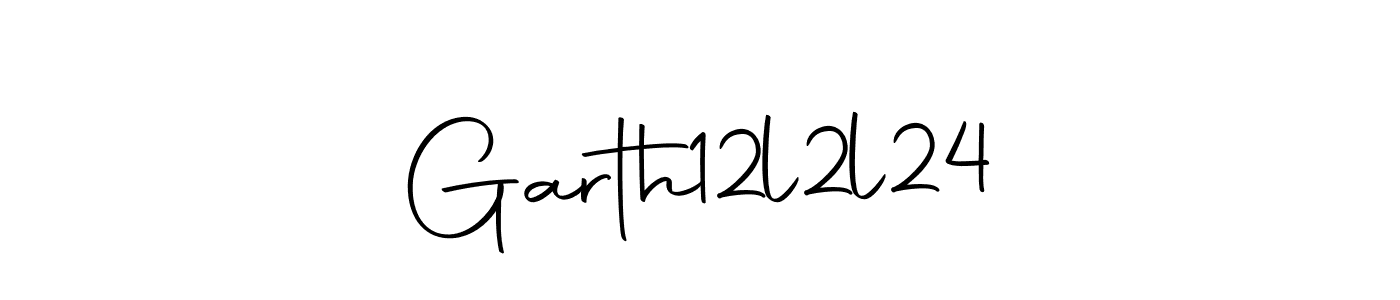 How to make Garth  12l2l24 name signature. Use Autography-DOLnW style for creating short signs online. This is the latest handwritten sign. Garth  12l2l24 signature style 10 images and pictures png