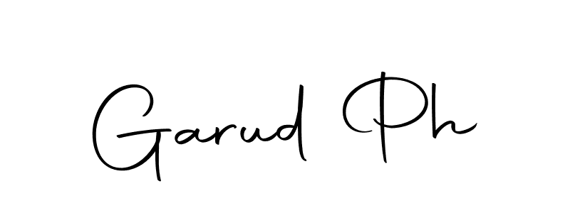 Design your own signature with our free online signature maker. With this signature software, you can create a handwritten (Autography-DOLnW) signature for name Garud Ph. Garud Ph signature style 10 images and pictures png
