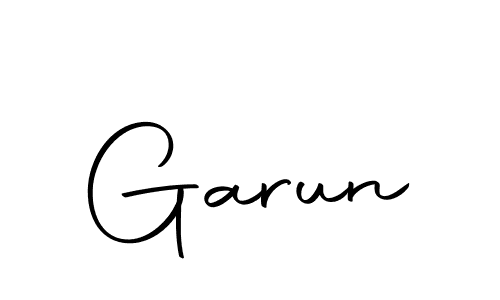 Make a beautiful signature design for name Garun. With this signature (Autography-DOLnW) style, you can create a handwritten signature for free. Garun signature style 10 images and pictures png