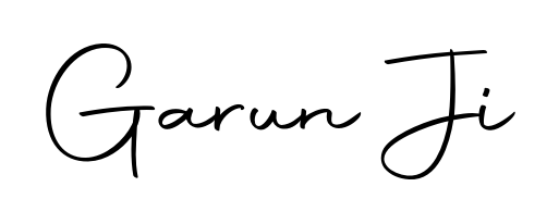 A dynamic signature style for Garun Ji using Autography-DOLnW script. Designed to look authentic, handwritten, and professional. Garun Ji signature style 10 images and pictures png