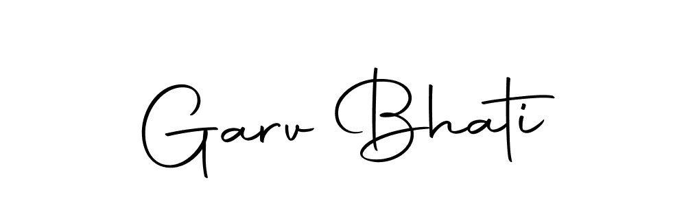Similarly Autography-DOLnW is the best handwritten signature design. Signature creator online .You can use it as an online autograph creator for name Garv Bhati. Garv Bhati signature style 10 images and pictures png