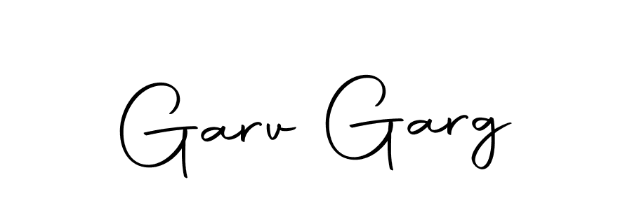 Autography-DOLnW is a professional signature style that is perfect for those who want to add a touch of class to their signature. It is also a great choice for those who want to make their signature more unique. Get Garv Garg name to fancy signature for free. Garv Garg signature style 10 images and pictures png