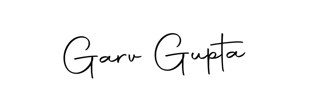 How to make Garv Gupta signature? Autography-DOLnW is a professional autograph style. Create handwritten signature for Garv Gupta name. Garv Gupta signature style 10 images and pictures png