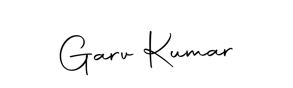 Similarly Autography-DOLnW is the best handwritten signature design. Signature creator online .You can use it as an online autograph creator for name Garv Kumar. Garv Kumar signature style 10 images and pictures png