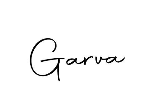 Use a signature maker to create a handwritten signature online. With this signature software, you can design (Autography-DOLnW) your own signature for name Garva. Garva signature style 10 images and pictures png