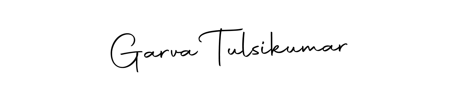 Also we have Garva Tulsikumar name is the best signature style. Create professional handwritten signature collection using Autography-DOLnW autograph style. Garva Tulsikumar signature style 10 images and pictures png