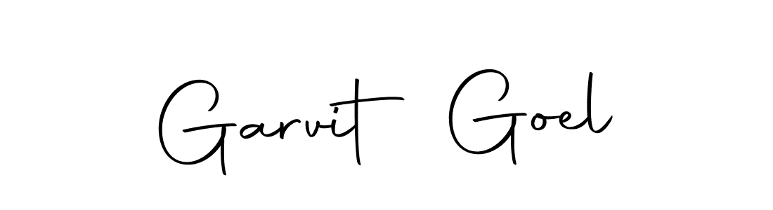 Make a beautiful signature design for name Garvit Goel. Use this online signature maker to create a handwritten signature for free. Garvit Goel signature style 10 images and pictures png