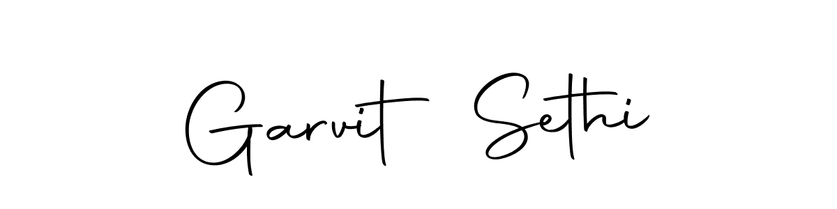 Garvit Sethi stylish signature style. Best Handwritten Sign (Autography-DOLnW) for my name. Handwritten Signature Collection Ideas for my name Garvit Sethi. Garvit Sethi signature style 10 images and pictures png