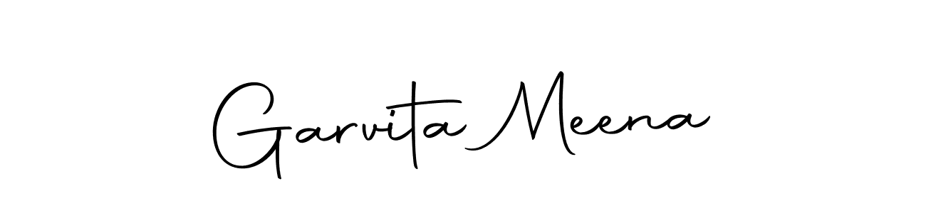 if you are searching for the best signature style for your name Garvita Meena. so please give up your signature search. here we have designed multiple signature styles  using Autography-DOLnW. Garvita Meena signature style 10 images and pictures png