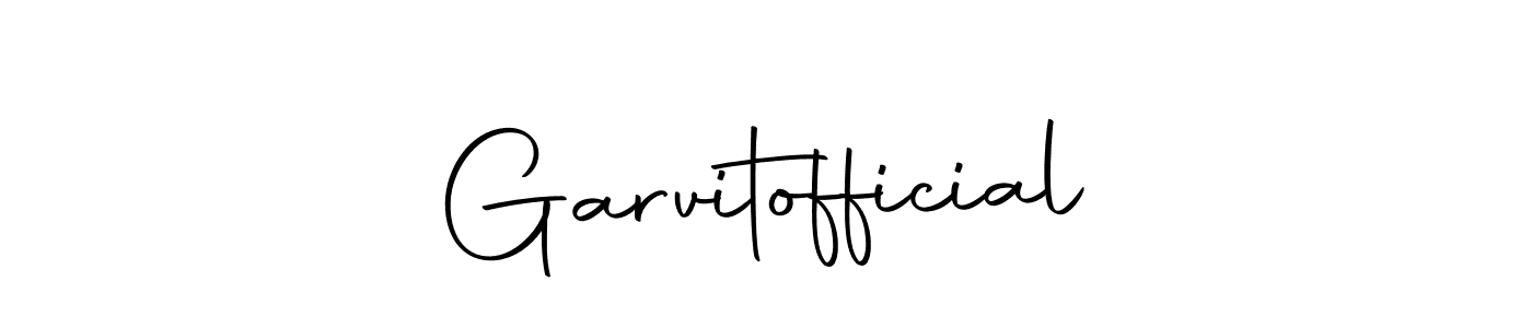 Create a beautiful signature design for name Garvitofficial. With this signature (Autography-DOLnW) fonts, you can make a handwritten signature for free. Garvitofficial signature style 10 images and pictures png