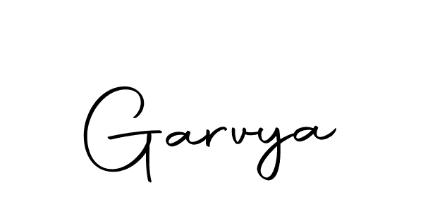 How to make Garvya signature? Autography-DOLnW is a professional autograph style. Create handwritten signature for Garvya name. Garvya signature style 10 images and pictures png