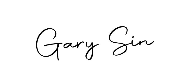 Use a signature maker to create a handwritten signature online. With this signature software, you can design (Autography-DOLnW) your own signature for name Gary Sin. Gary Sin signature style 10 images and pictures png