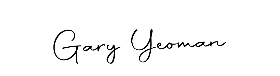 How to make Gary Yeoman name signature. Use Autography-DOLnW style for creating short signs online. This is the latest handwritten sign. Gary Yeoman signature style 10 images and pictures png