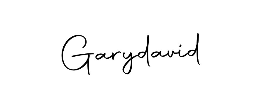 How to make Garydavid name signature. Use Autography-DOLnW style for creating short signs online. This is the latest handwritten sign. Garydavid signature style 10 images and pictures png